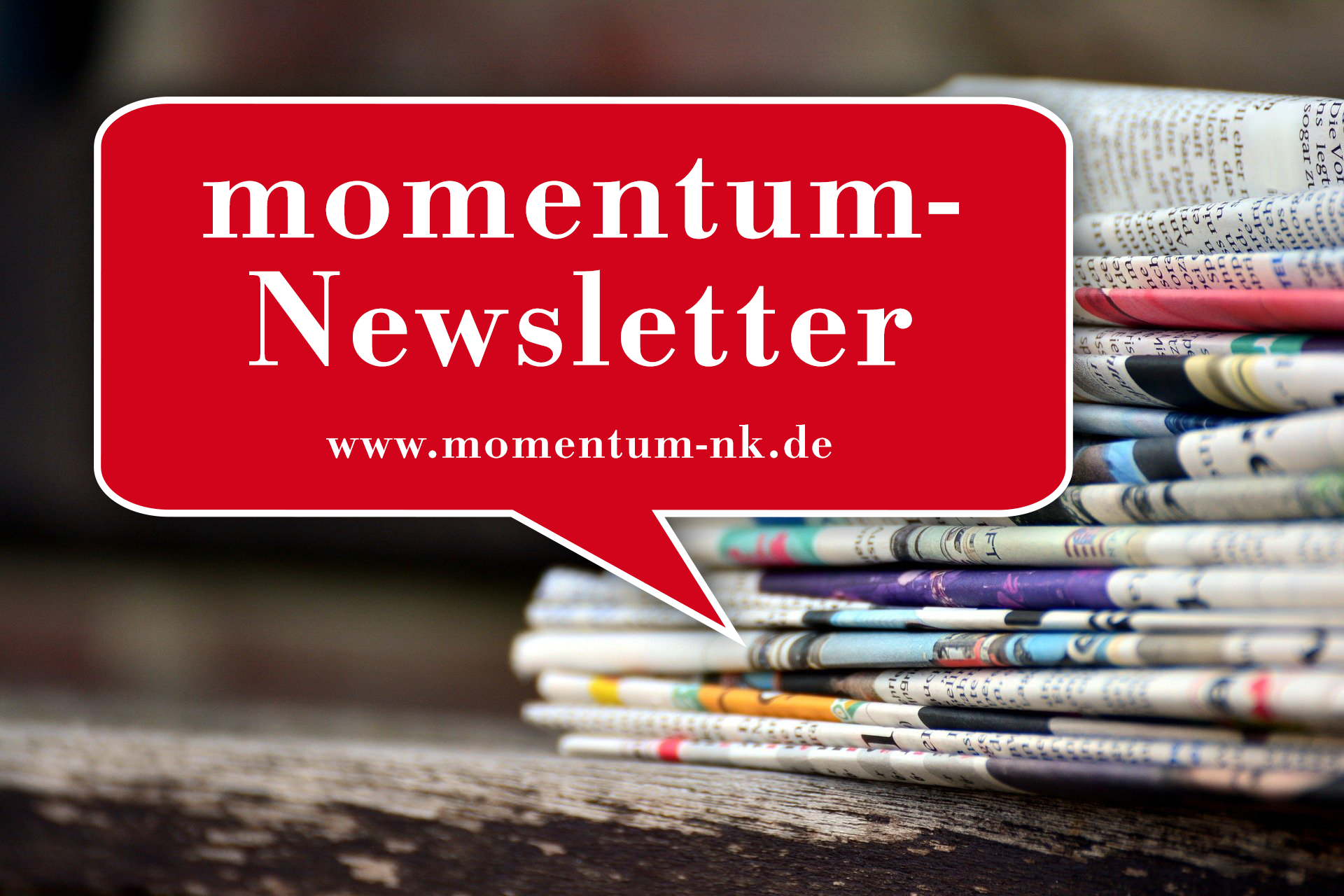 Hier können Sie den momentum-Newsletter abonnieren