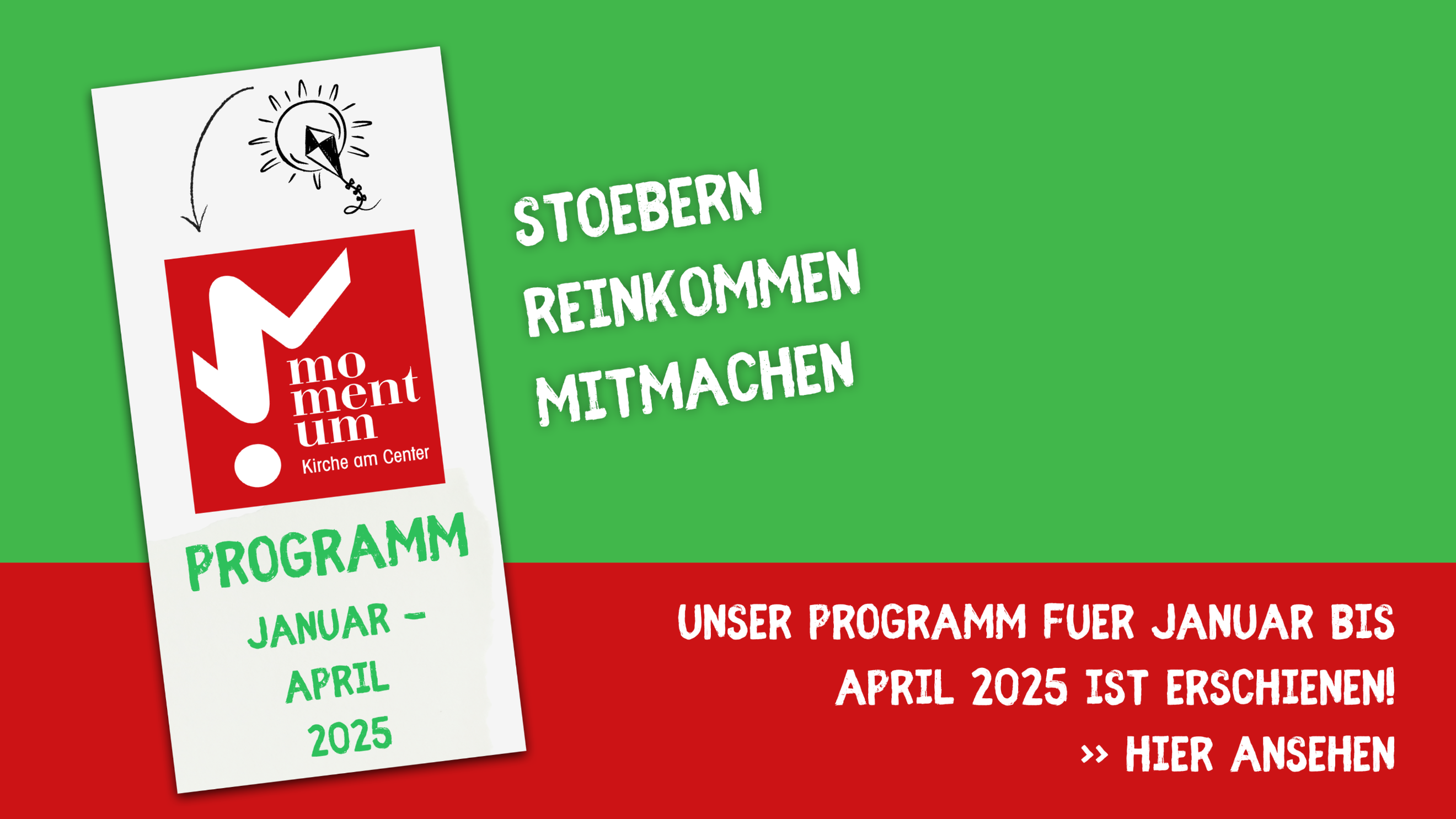 neues momentum-Programm Januar bis April 2025 erschienen