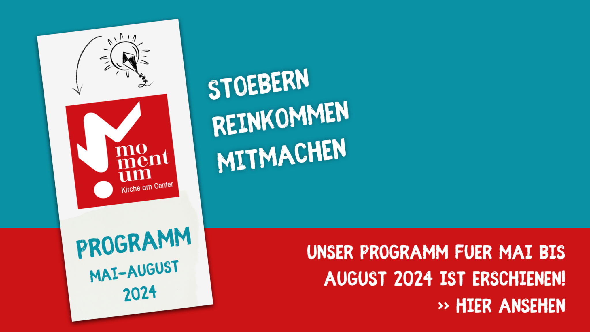 momentum-Programm Mai bis August 2024 erschienen