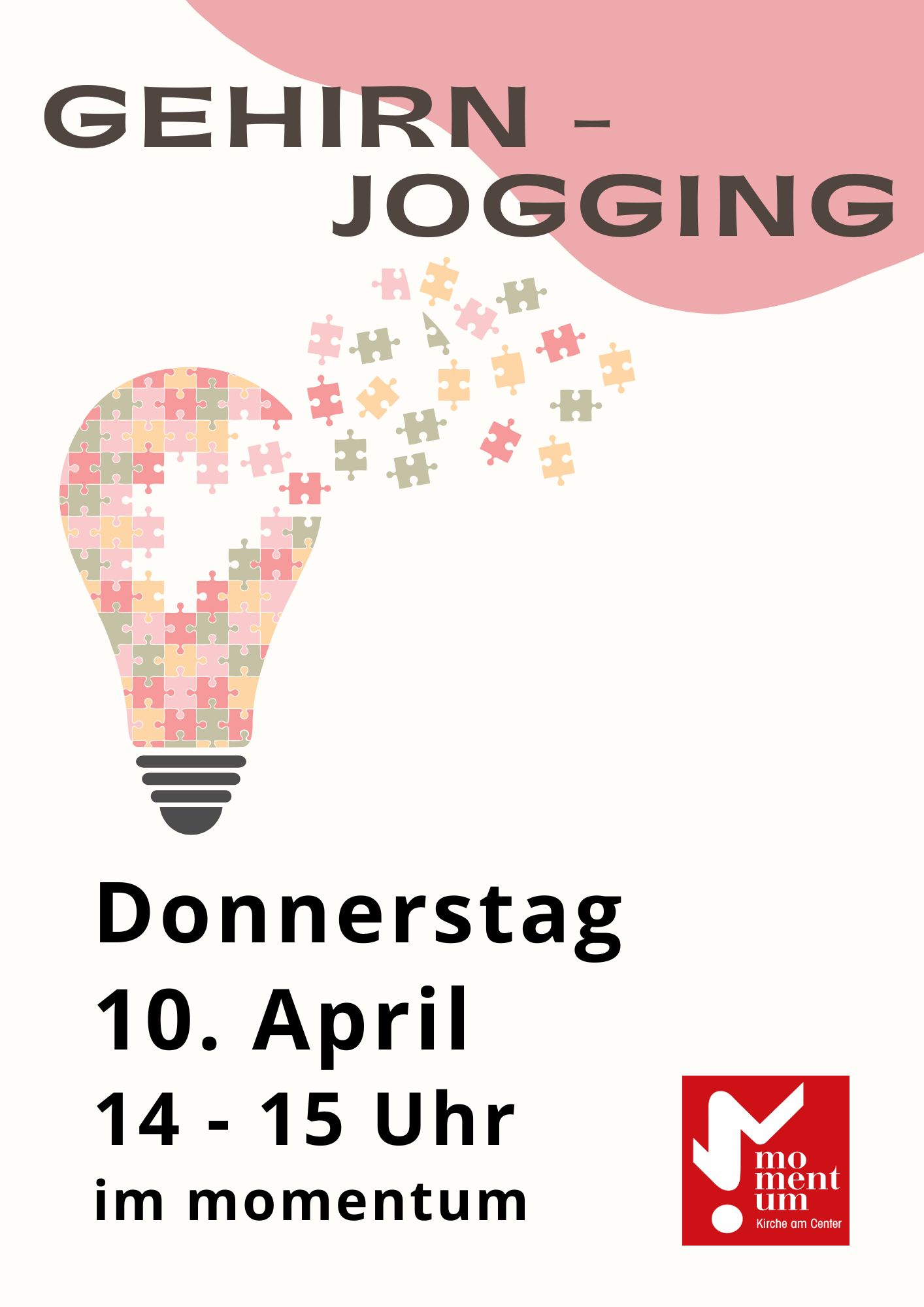 Gehirnjogging am 10.04.2025 im momentum