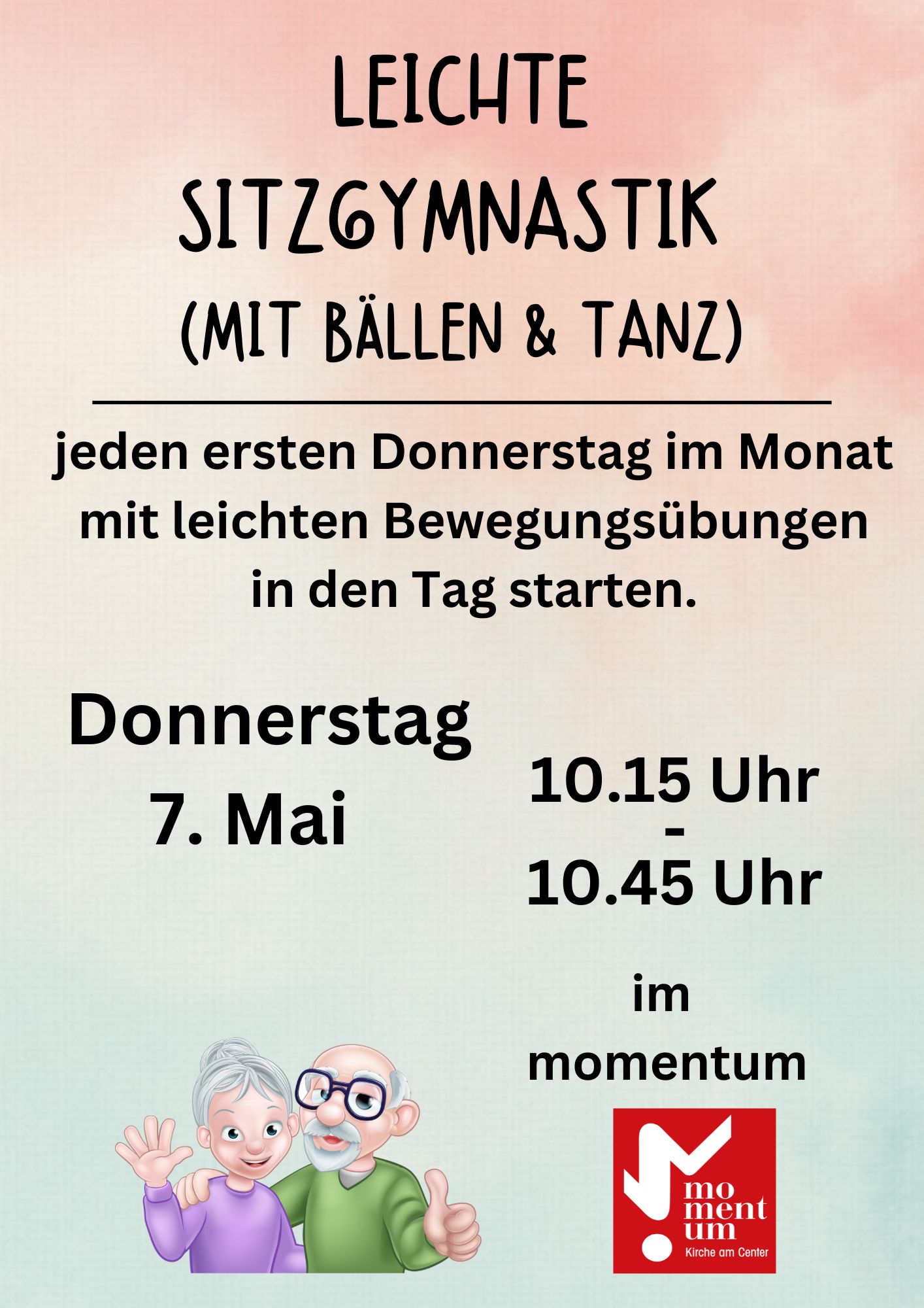 'Bewegt in den Tag starten' im momentum