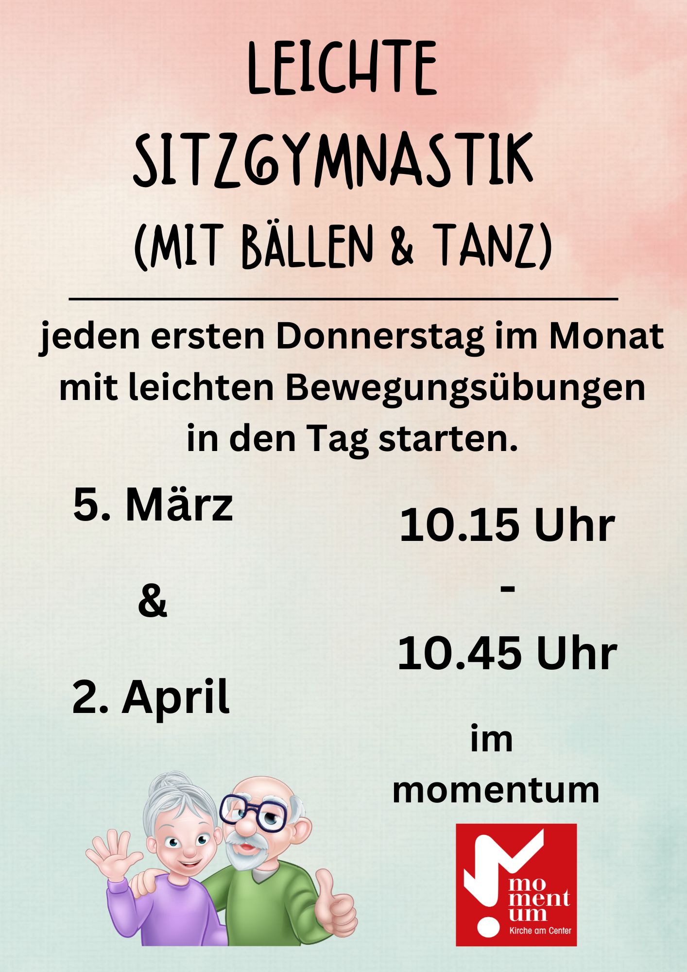 'Bewegt in den Tag starten' im momentum