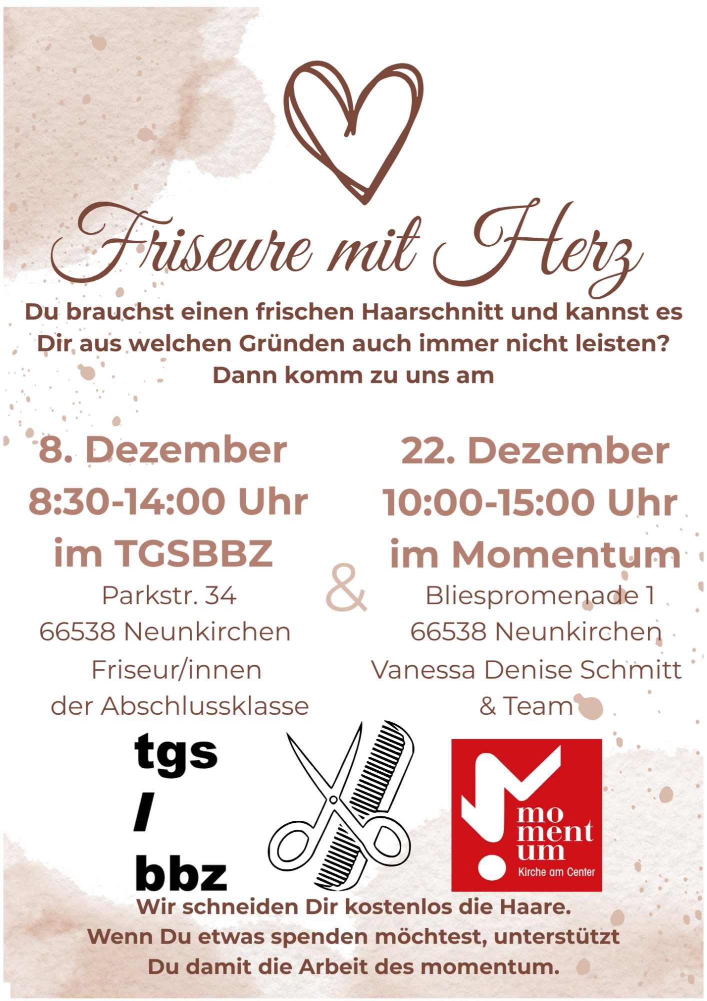 'Frisöre mit Herz' am 08. und 22.12.2025