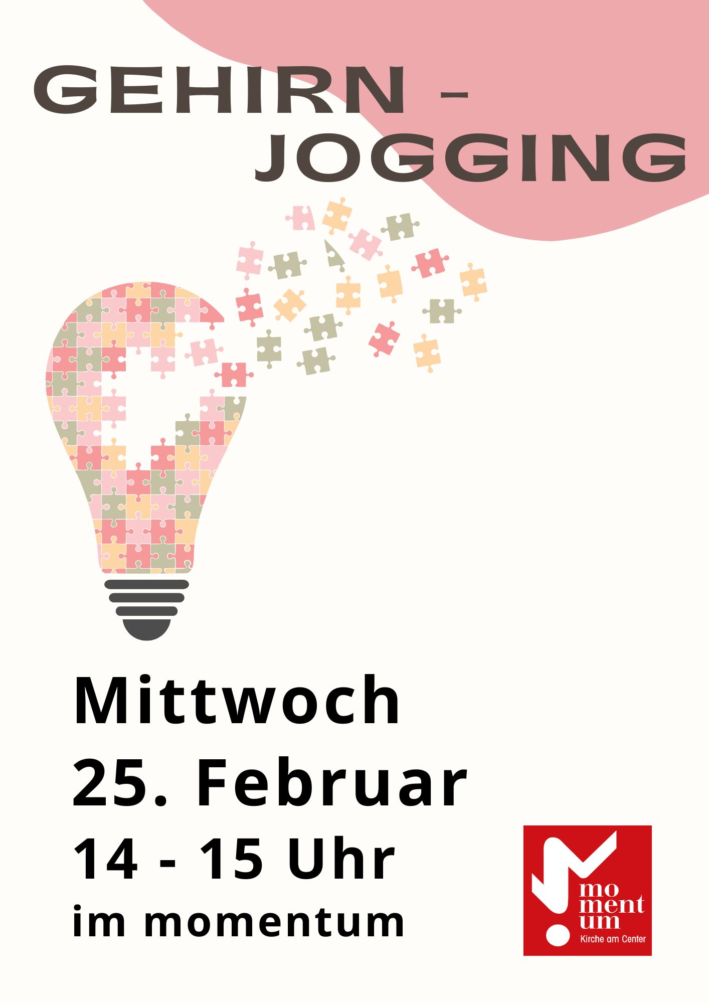 Gehirnjogging am 25.02.2026 im momentum
