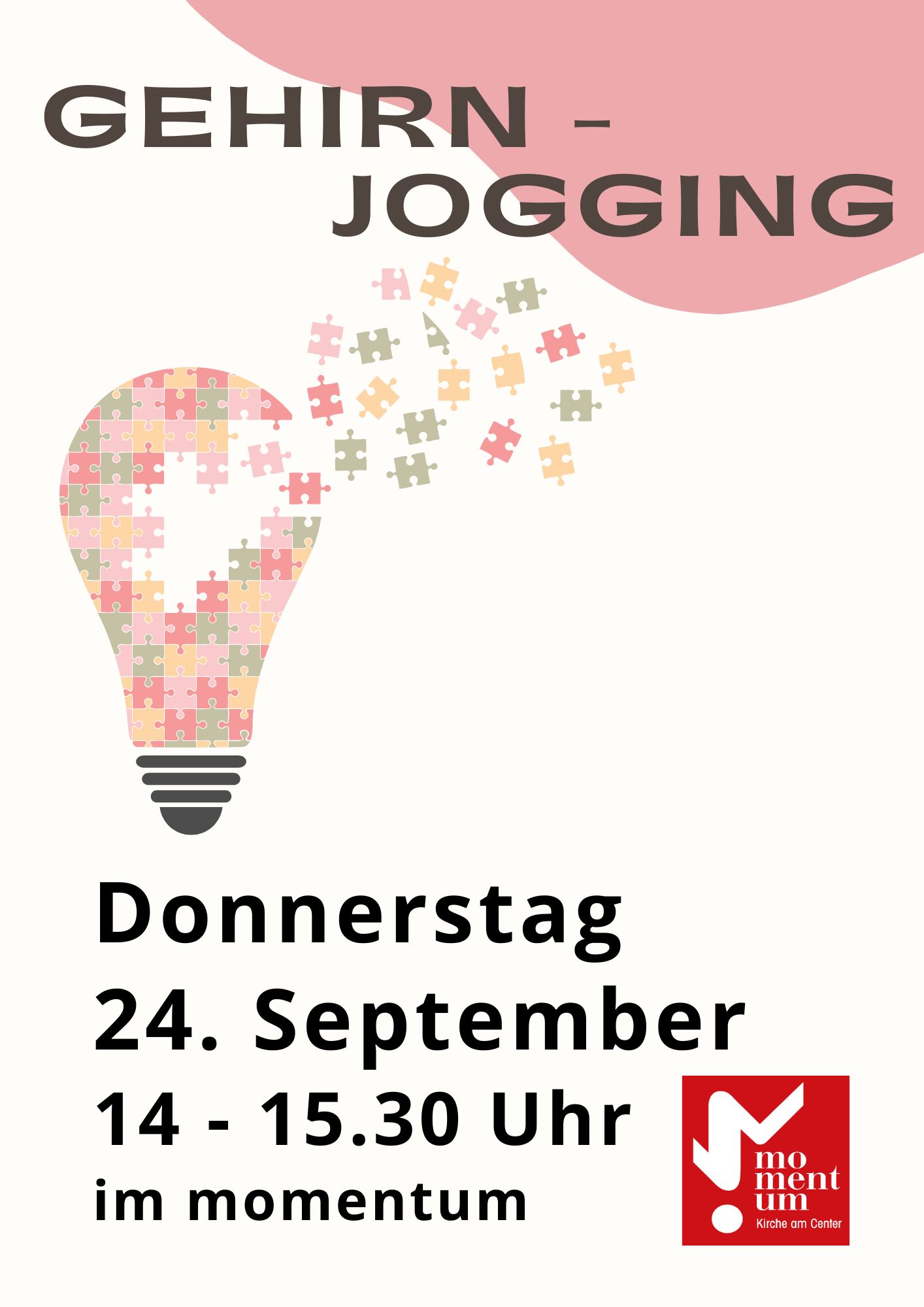Gehirnjogging am 24.09.2025 im momentum