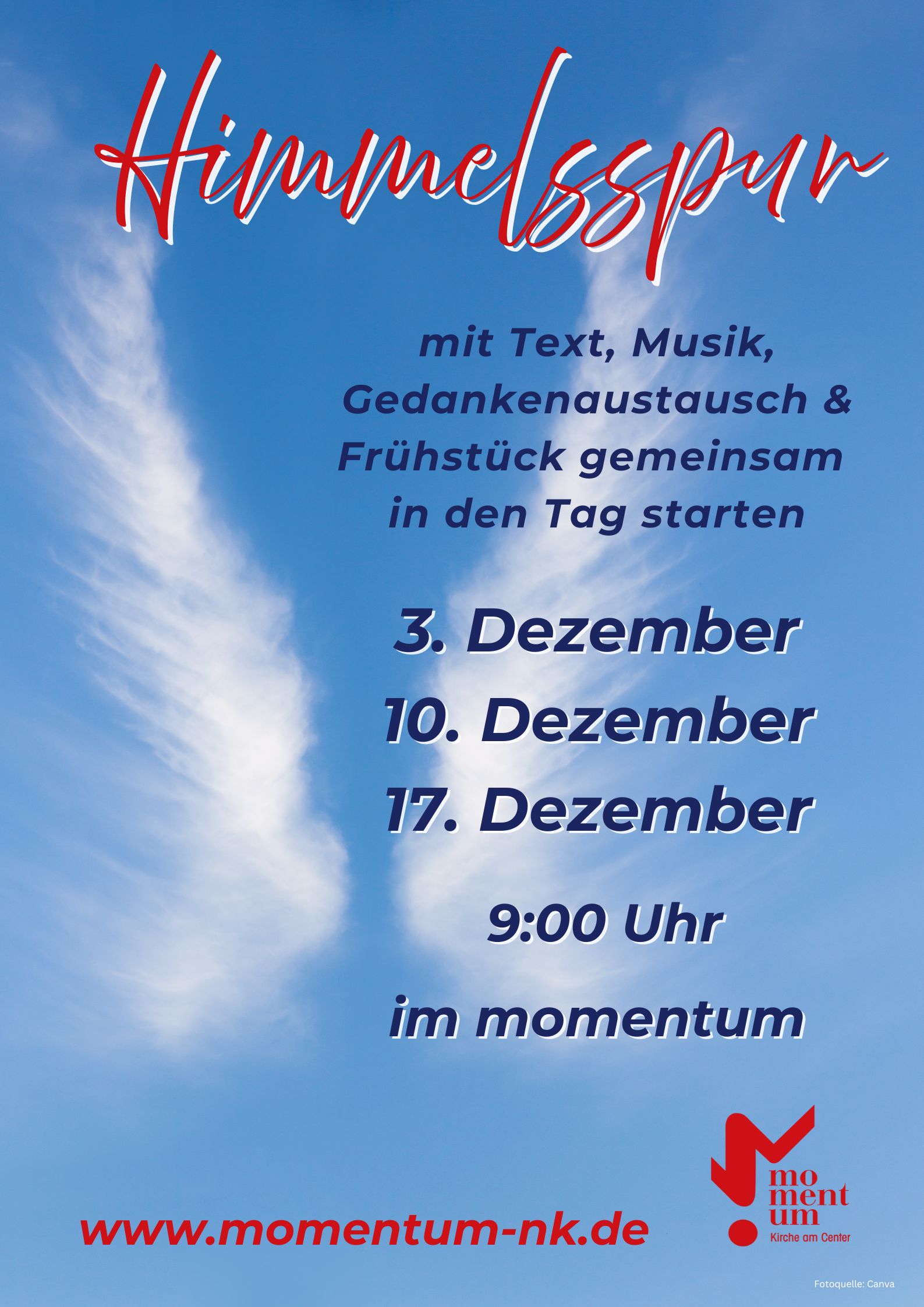 'Himmelsspur' Impuls und Frühstück im momentum