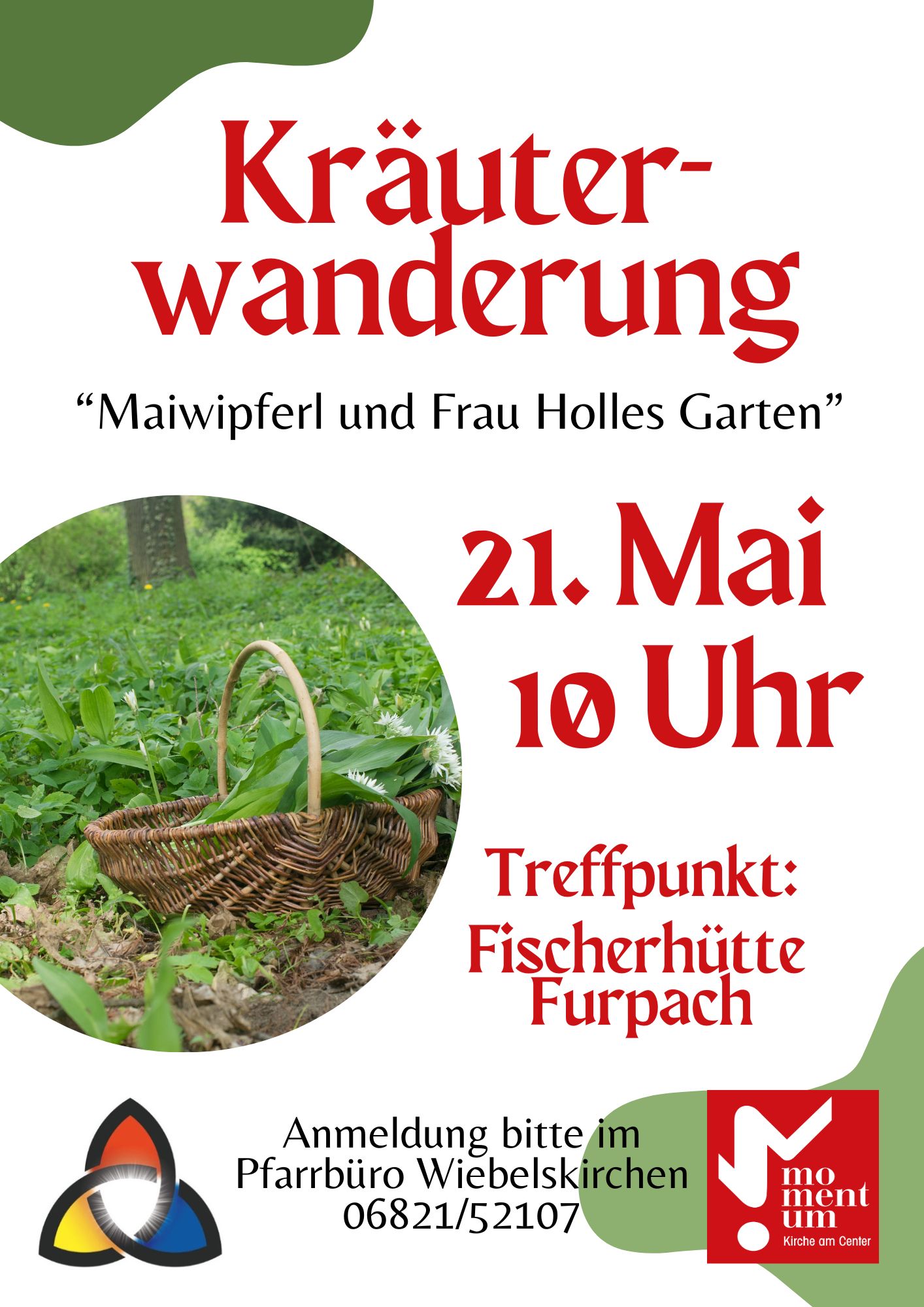 Kräuterwanderung mit dem momentum am 21.05.2025