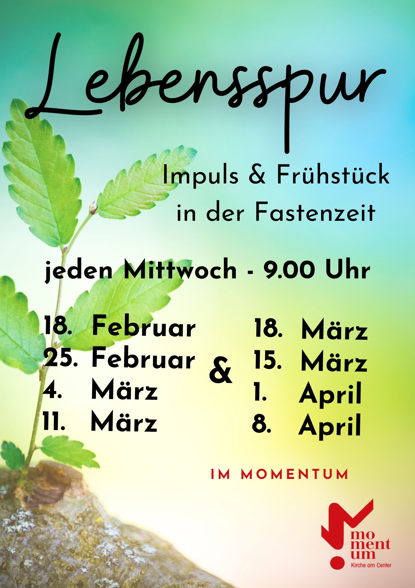 'Lebensspur' im momentum zur Fastenzeit 2026
