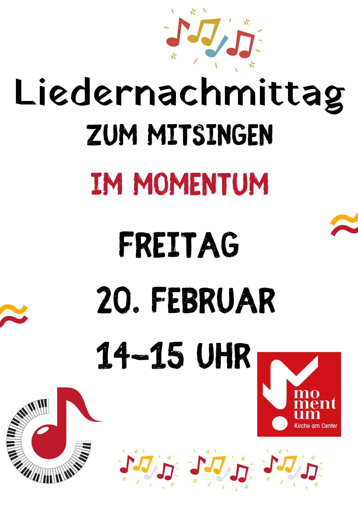 Liedernachmittag am 20.02.2026 im momentum