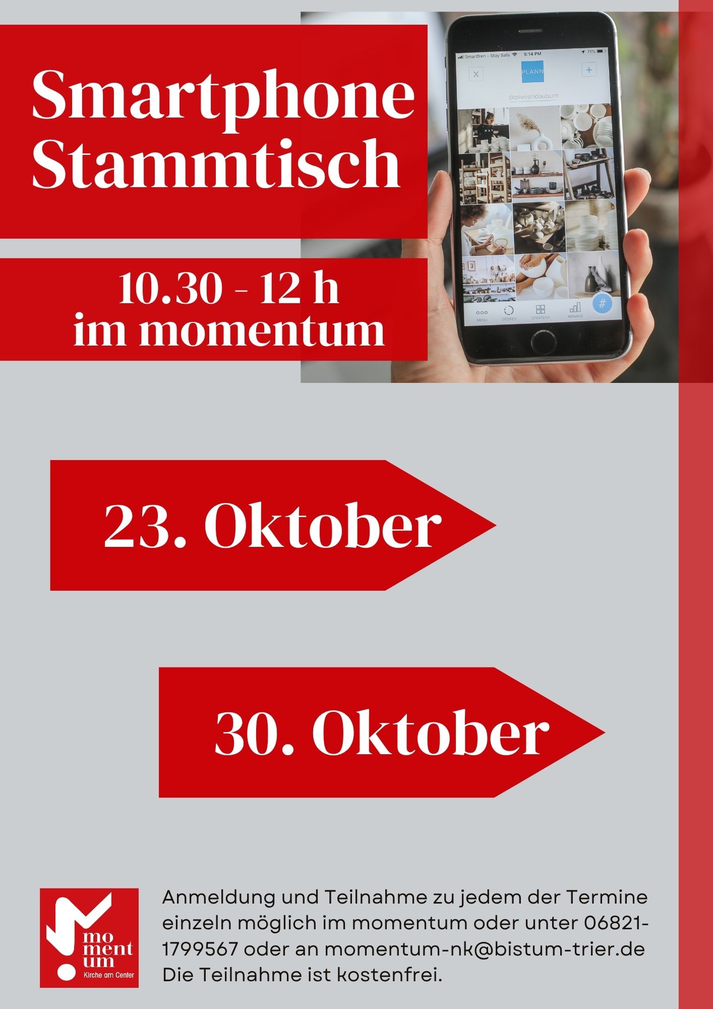 Smartphone-Stammtisch im momentum