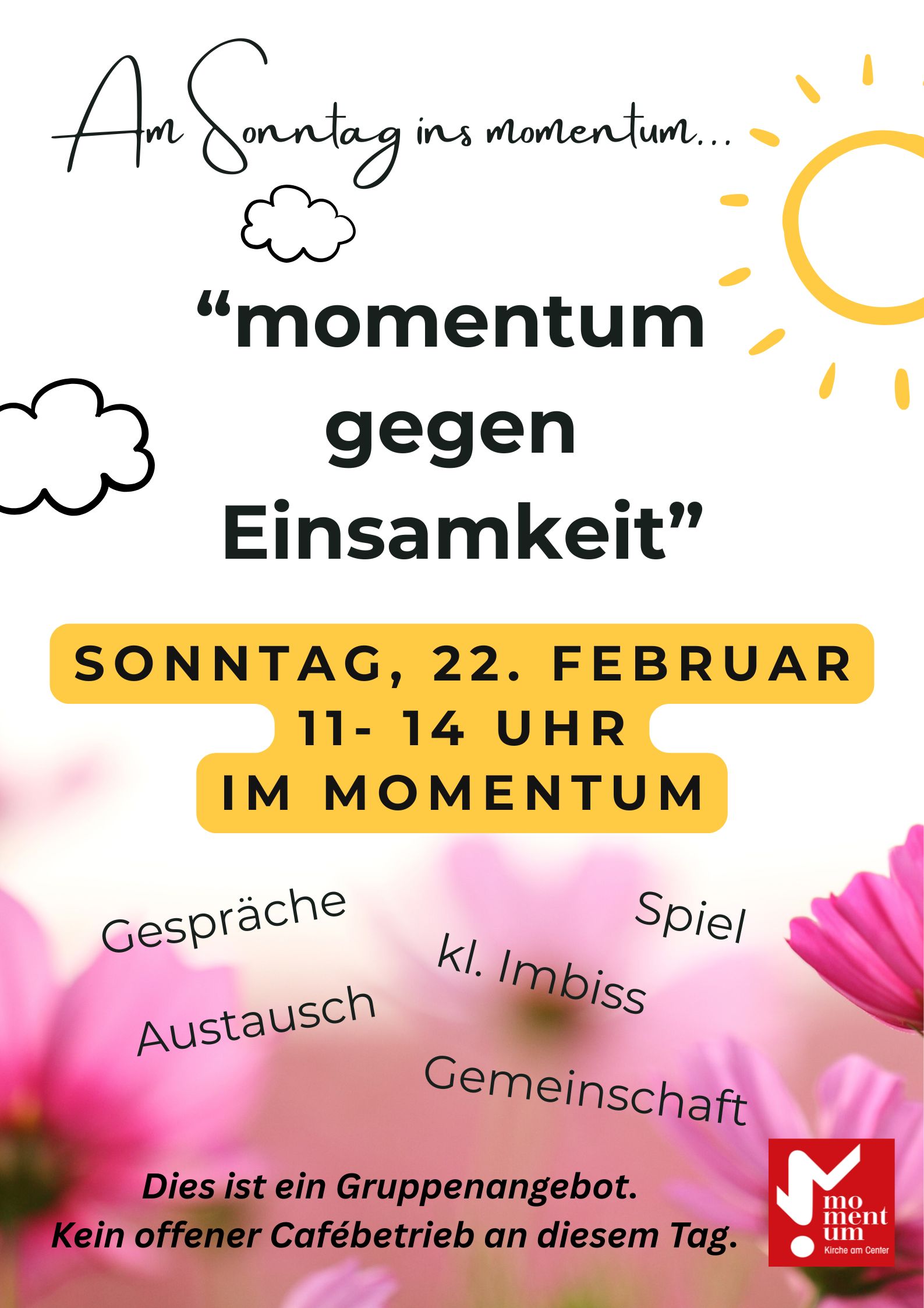 'momentum gegen Einsamkeit' am 22.02.2026