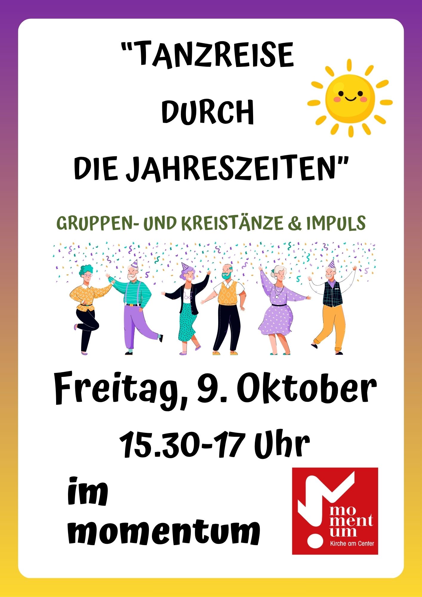 'Tanzreise durch die Jahreszeiten' am 09.10.2026 im momentum