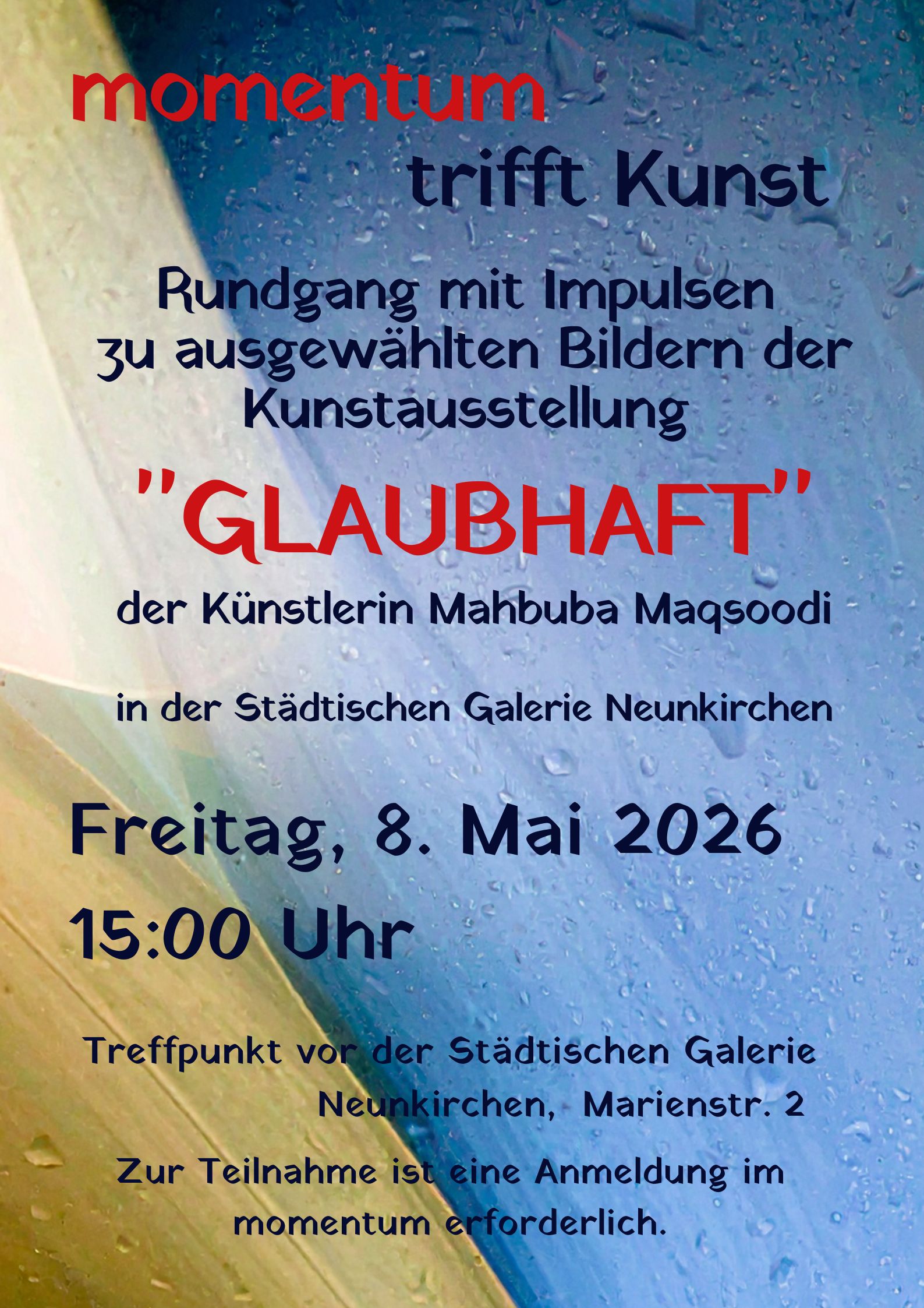 Ausstellung 'Glaubhaft' von M. Maqsoodi